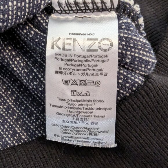 KENZO Paris Women's Embossed Black Lucky Tiger Hoodie - Size M - Picture 11 of 11